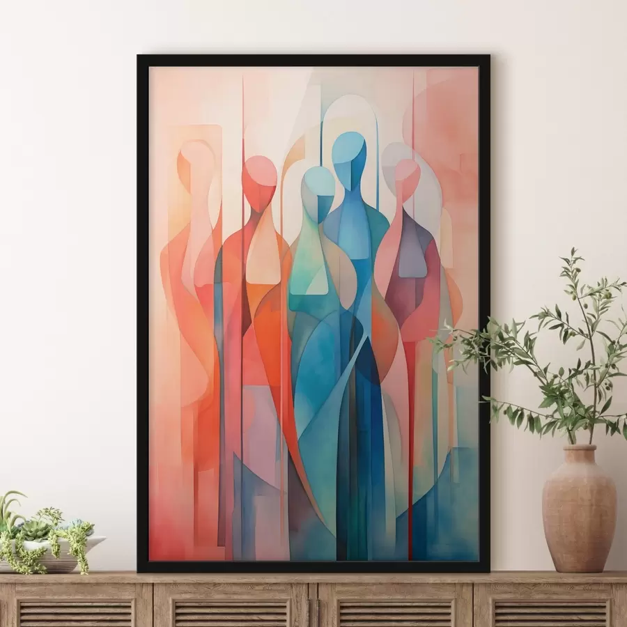 Fototapetes Abstrakti silueti f45237