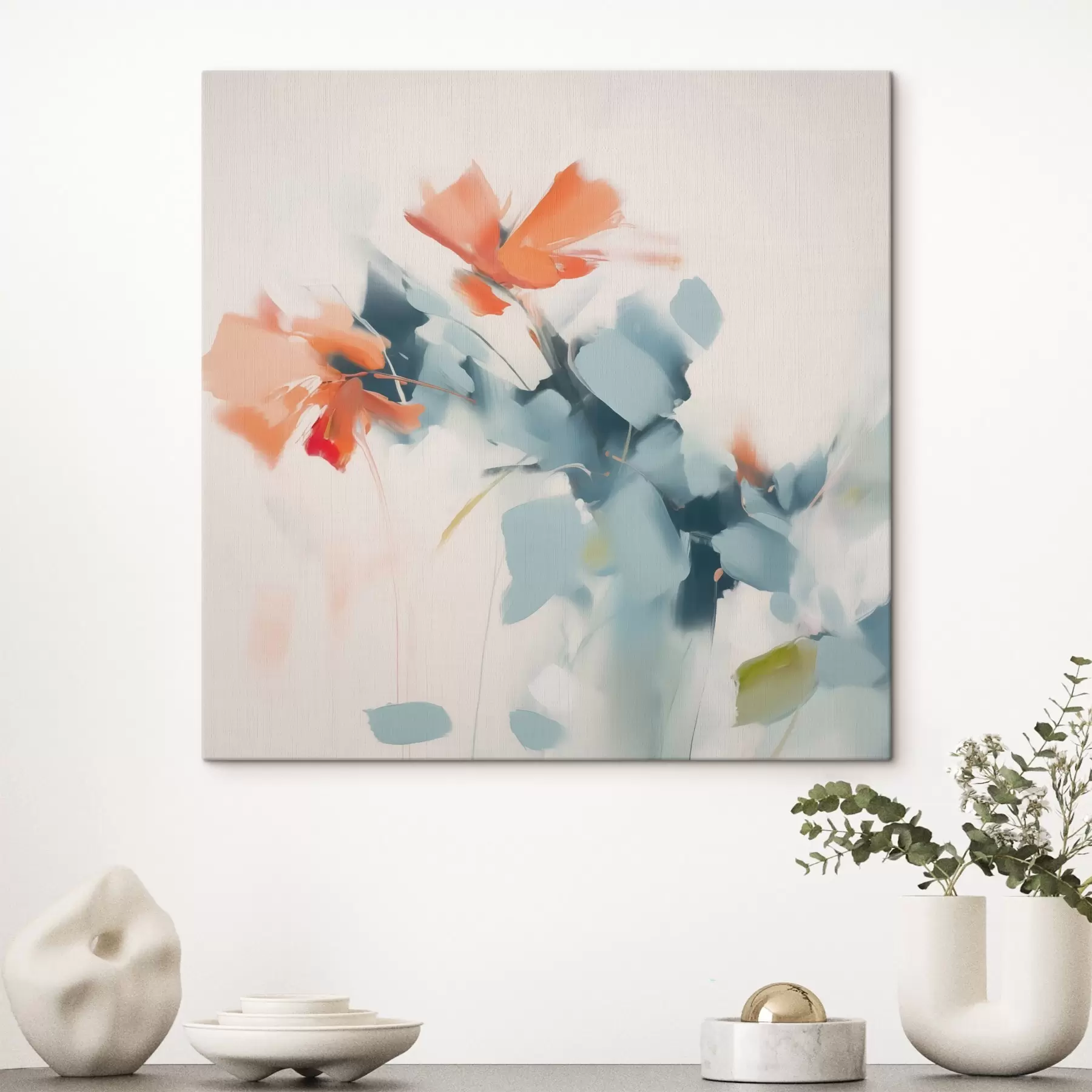 Glezna Abstraktā ziedu imitācijas glezniecība s45303