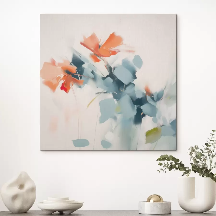 Glezna Abstraktā ziedu imitācijas glezniecība s45303