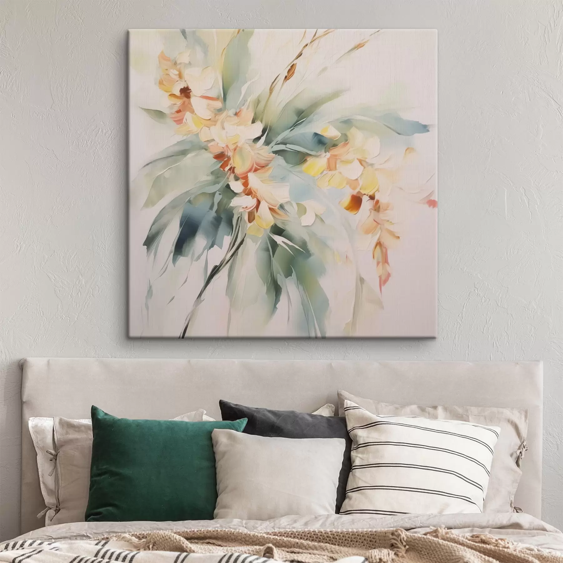 Glezna Abstraktie ziedi lapotnē s45305