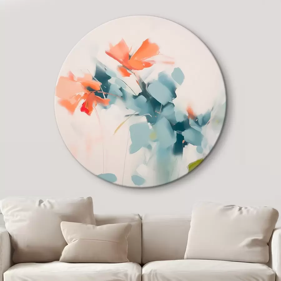 Glezna Abstraktā ziedu imitācijas glezniecība r45303