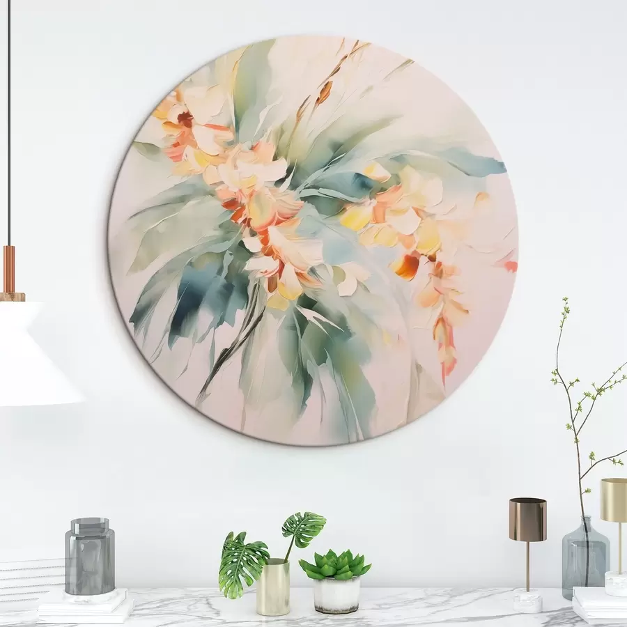 Glezna Abstraktie ziedi lapotnē r45305