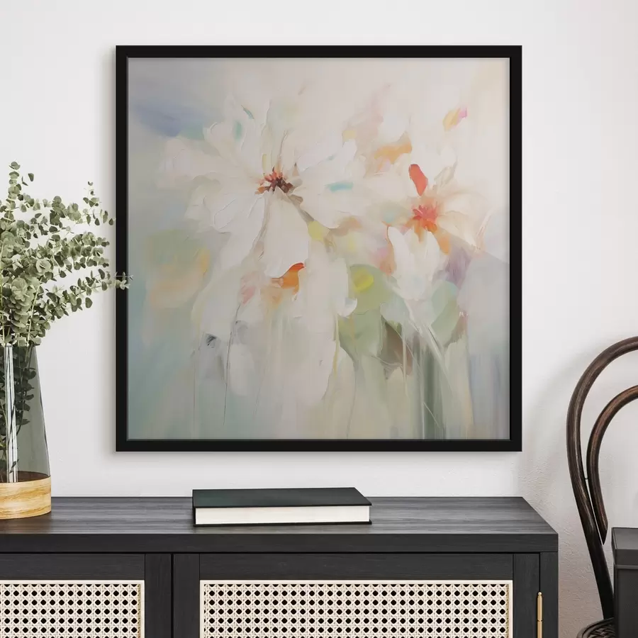 Fototapetes Ziedu imitācija glezniecība f45306