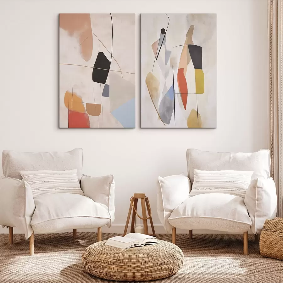 Glezna Ģeometriskā abstrakcija m00562