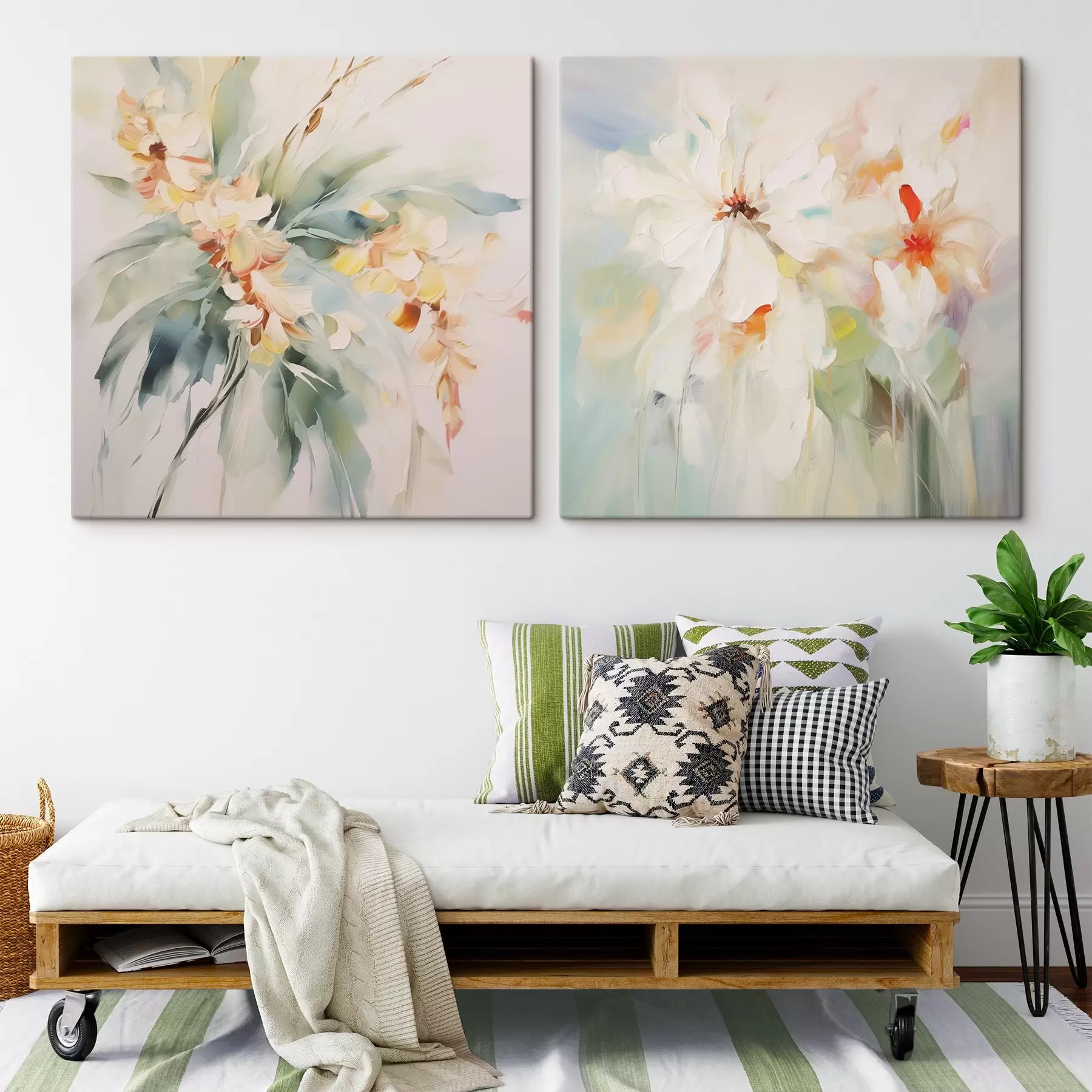 Glezna Abstrakti ziedi m00565