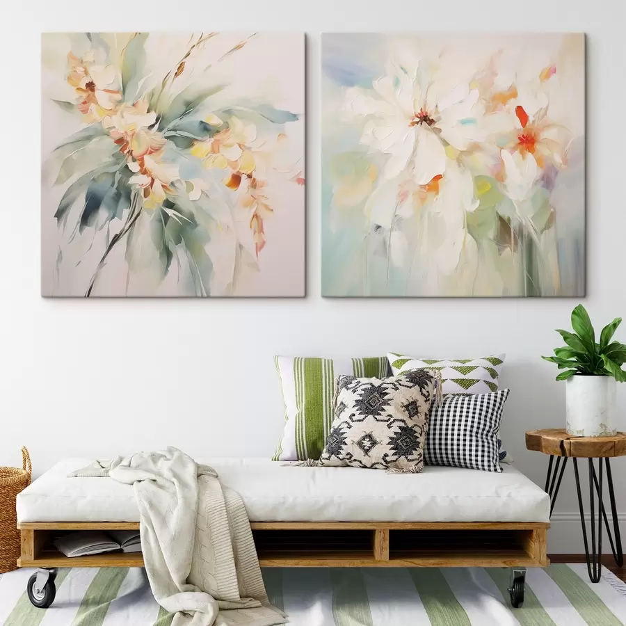 Glezna Abstrakti ziedi m00565