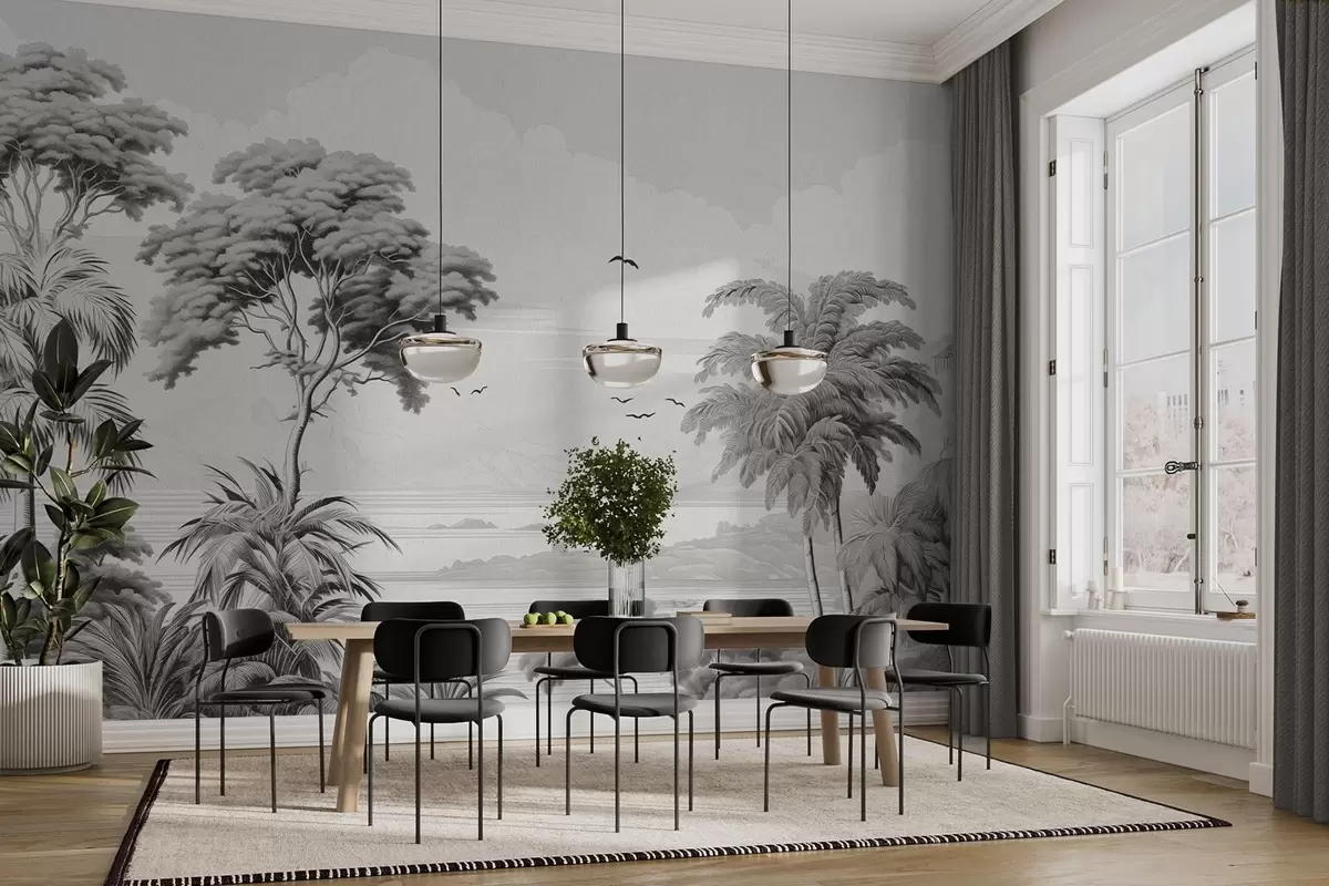 Fototapetes Koki pie apvāršņa w04363v1