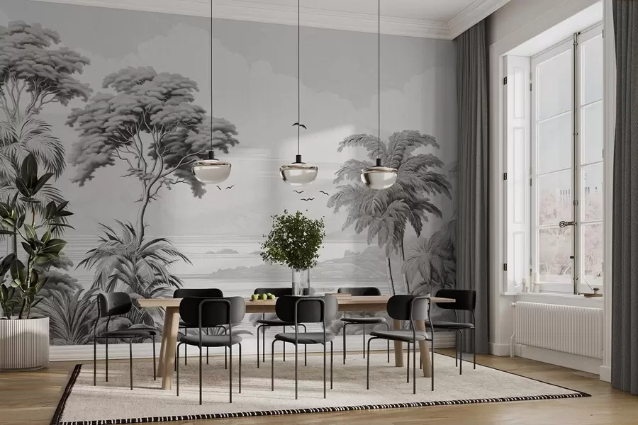 Fototapetes Koki pie apvāršņa w04363v1