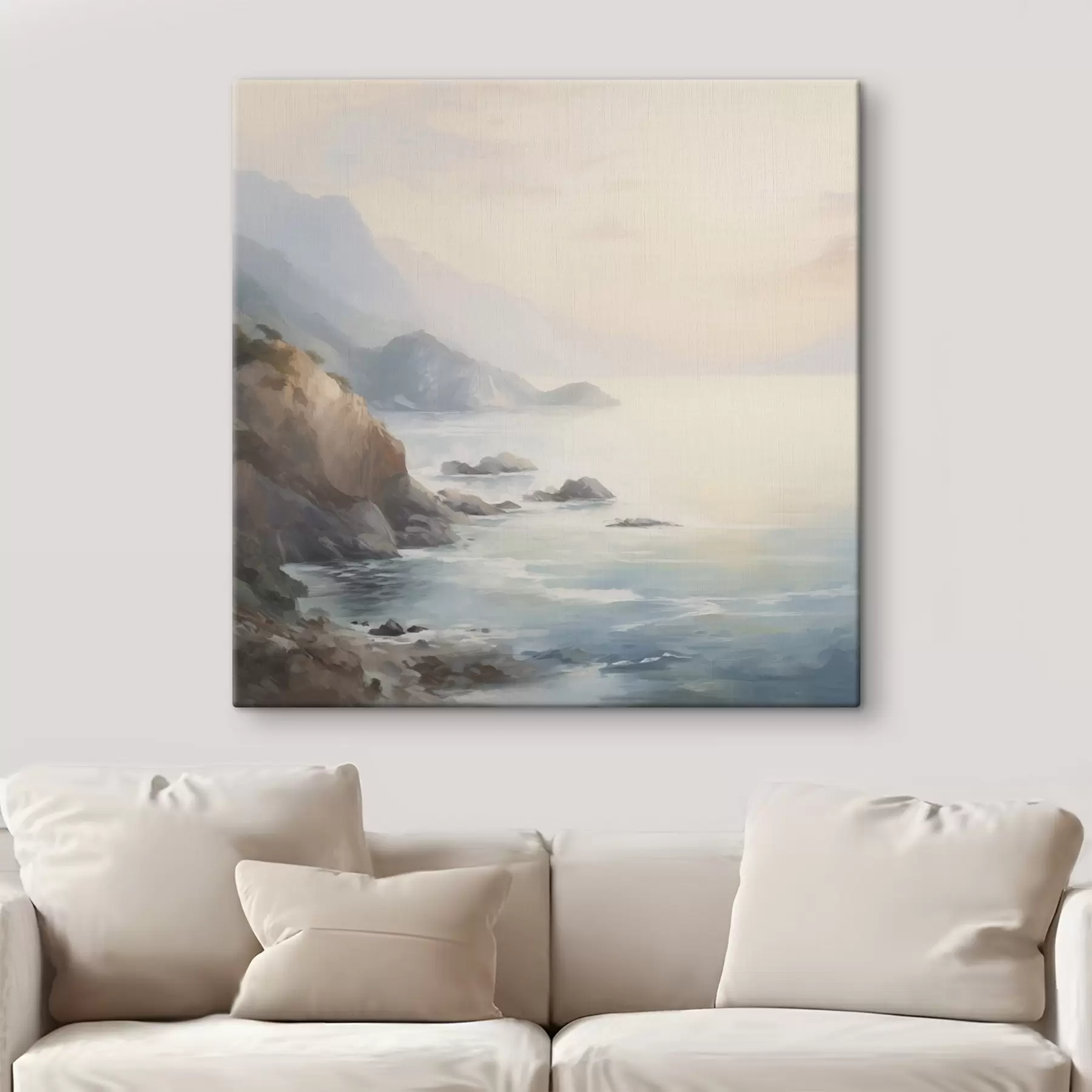 Glezna Ezers pie klintīm s45351