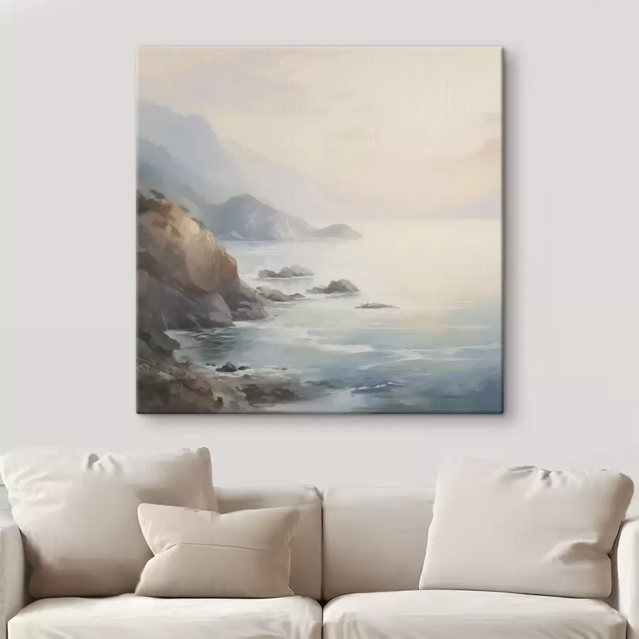 Glezna Ezers pie klintīm s45351