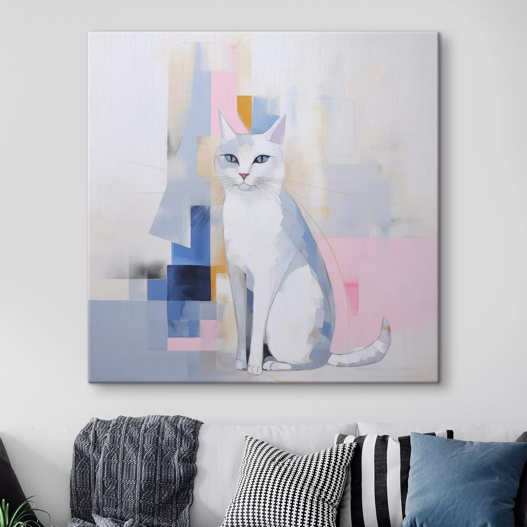 Glezna Abstrakts kaķis s45359