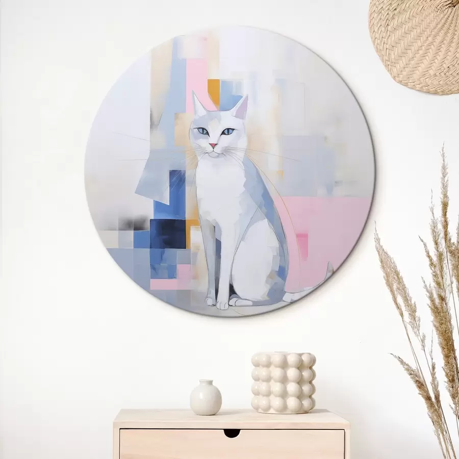 Glezna Abstrakts kaķis r45359