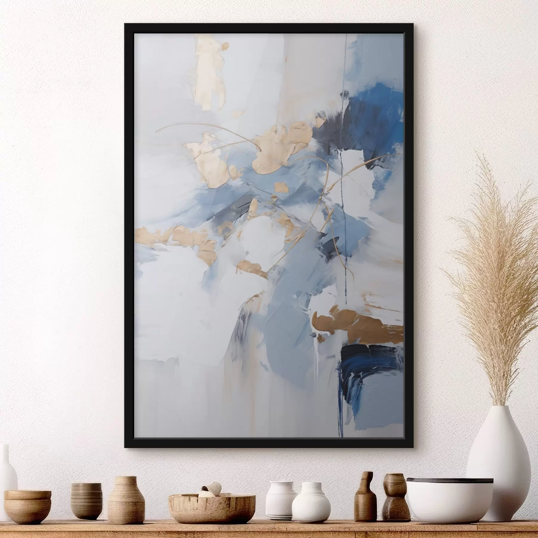 Fototapetes Glezniecības abstrakcijas imitācija f45348