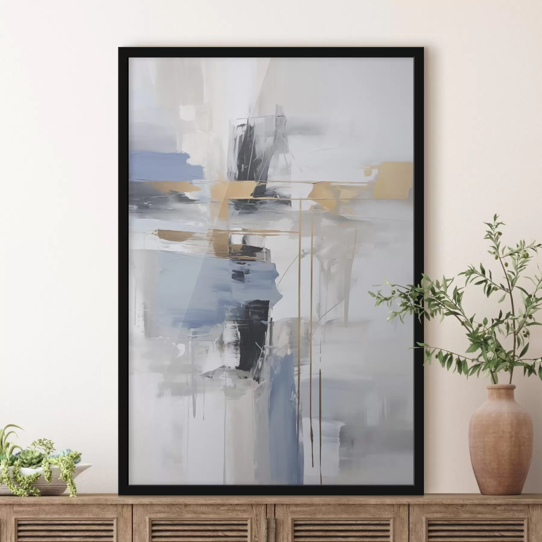 Fototapetes Mūsdienu abstrakcija glezniecības imitācija f45349