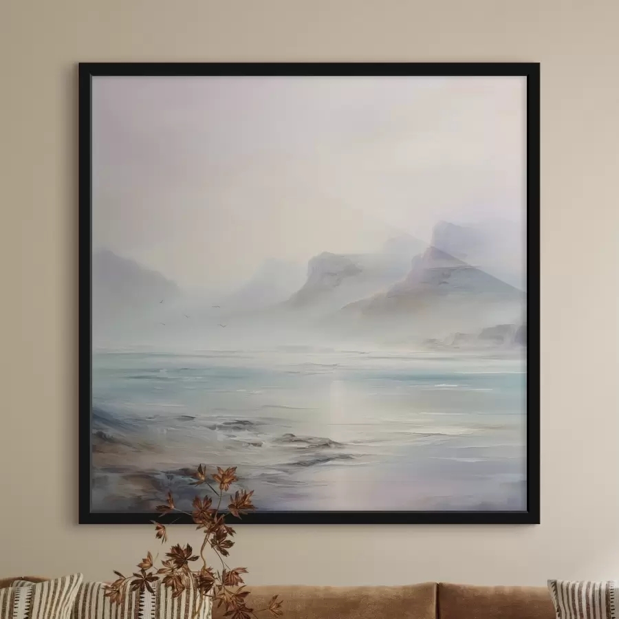 Fototapetes Ezera imitācijas glezniecība f45352