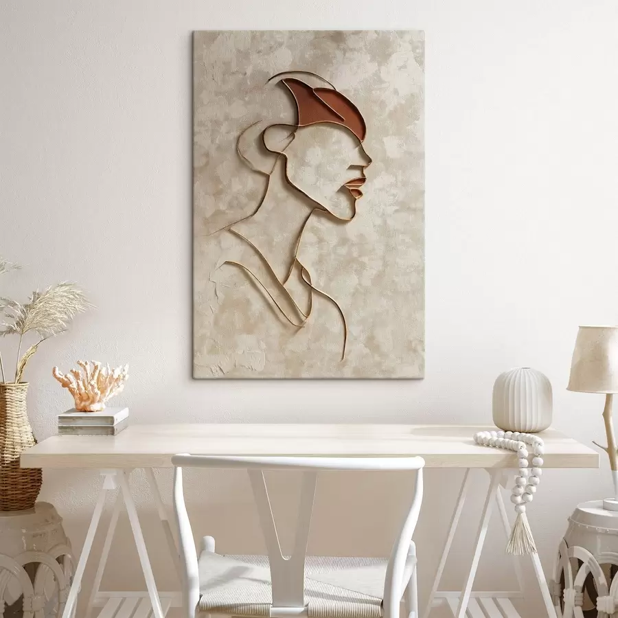 Glezna Abstraktā sievietes seja s45395