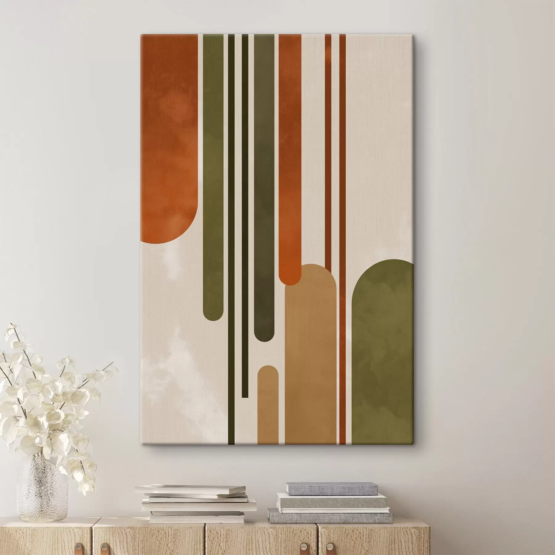 Glezna Daudzkrāsaina abstrakcija s45397