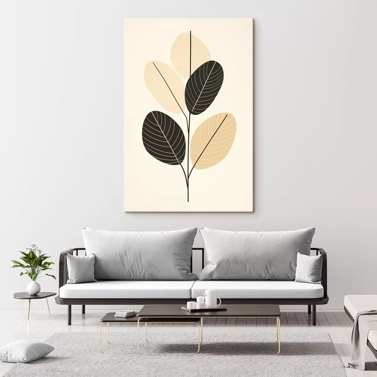 Glezna Abstrakta kompozīcija ar reljefā reljefa fonā esošām ovālām formām ar faktūru s45402