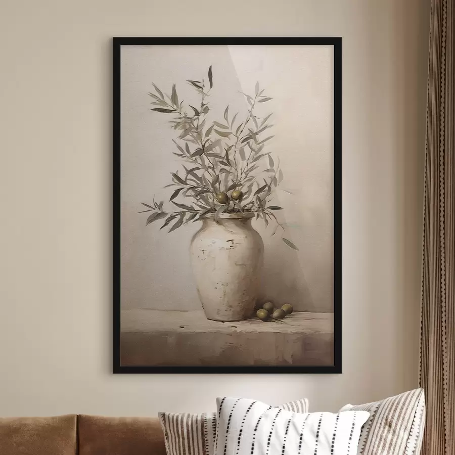 Fototapetes Lapu motīvi vāzē f45382