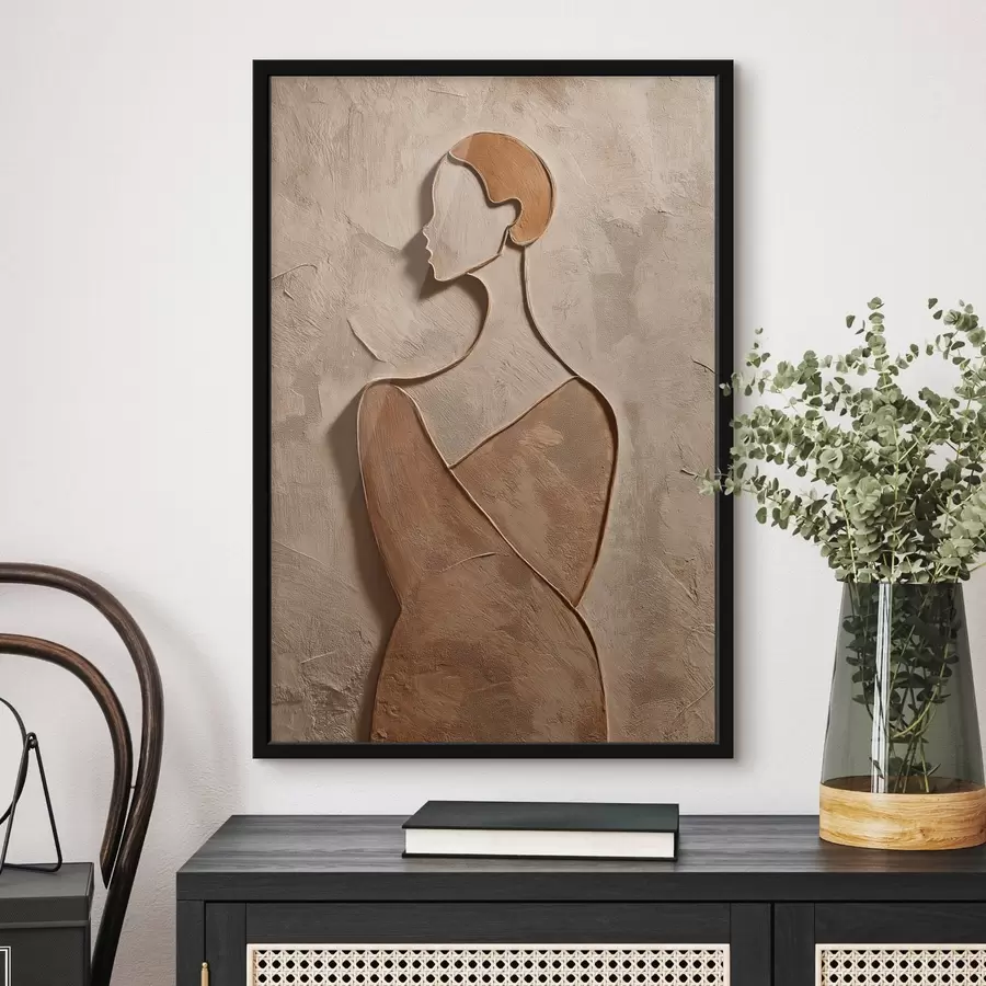 Fototapetes Abstraktā sievietes seja f45396