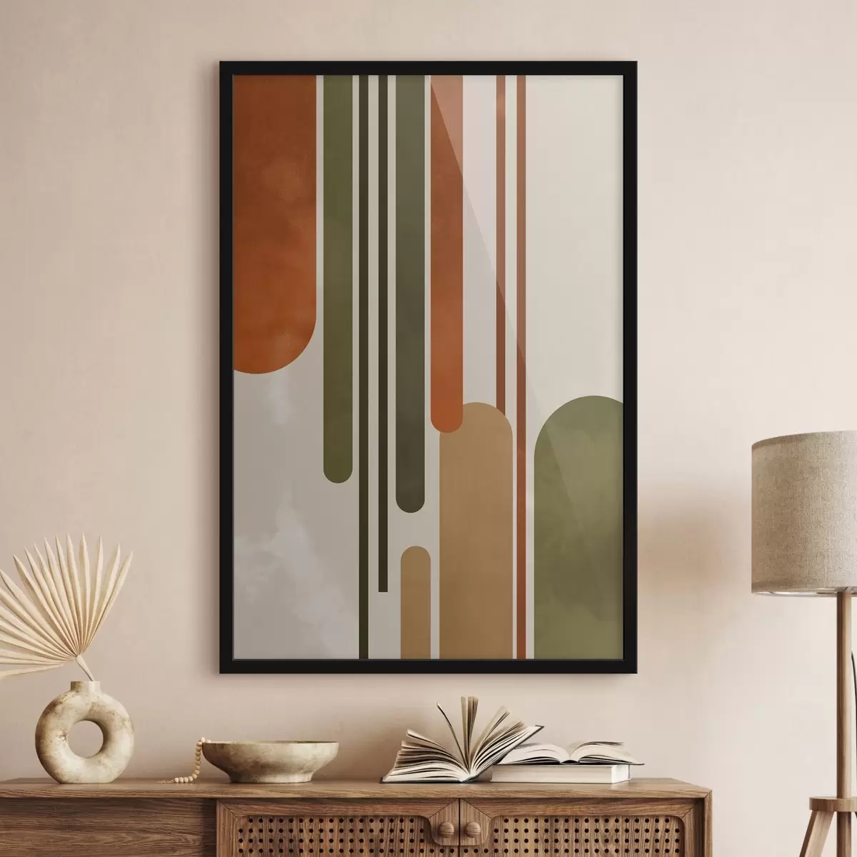 Plakāts Daudzkrāsaina abstrakcija f45397