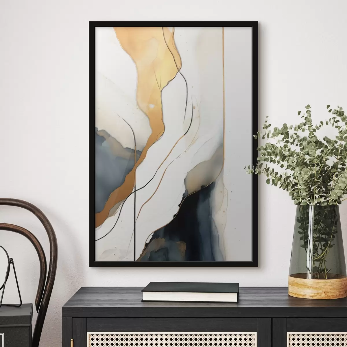 Plakāts Līnijas abstrakcija f45407