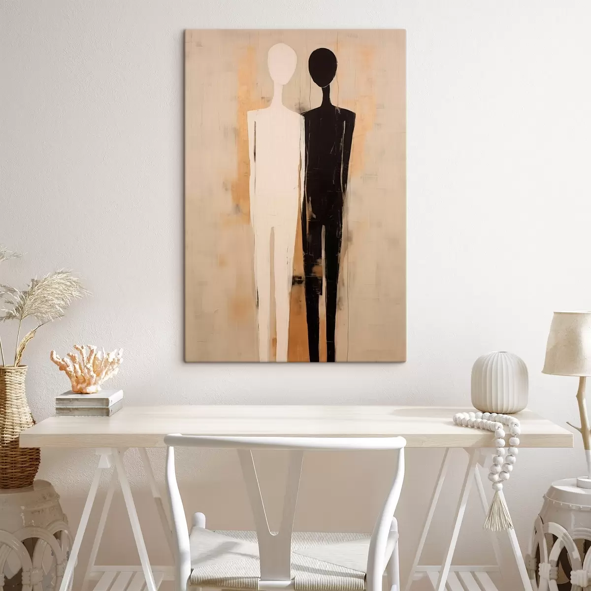 Glezna Divu figūru siluets s45430