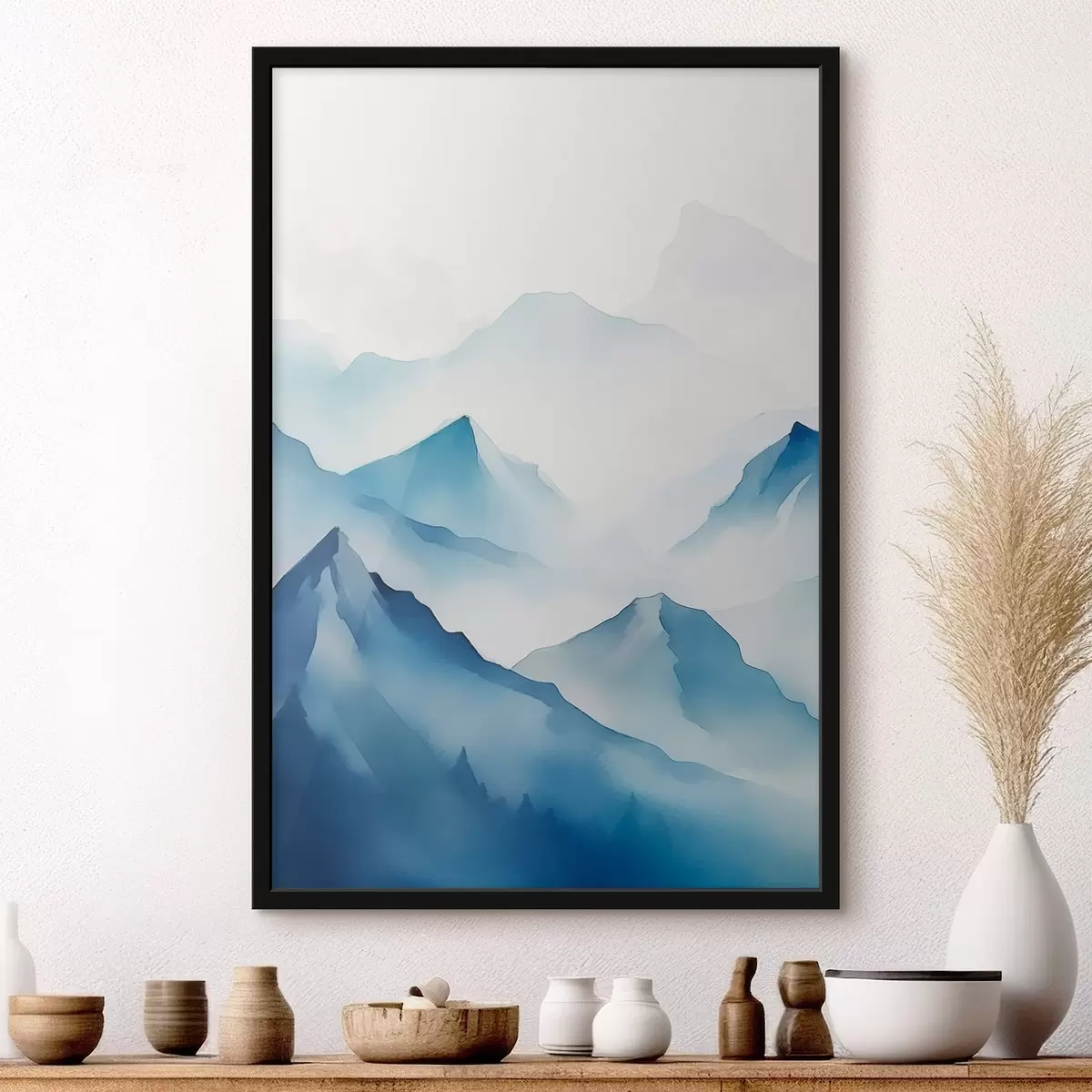 Plakāts Kalni miglā f45424