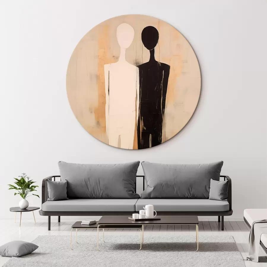 Glezna Divu figūru siluets r45430