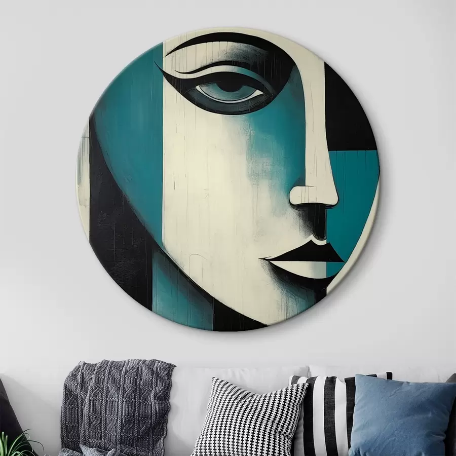 Glezna Abstrakts sievietes portrets r45436