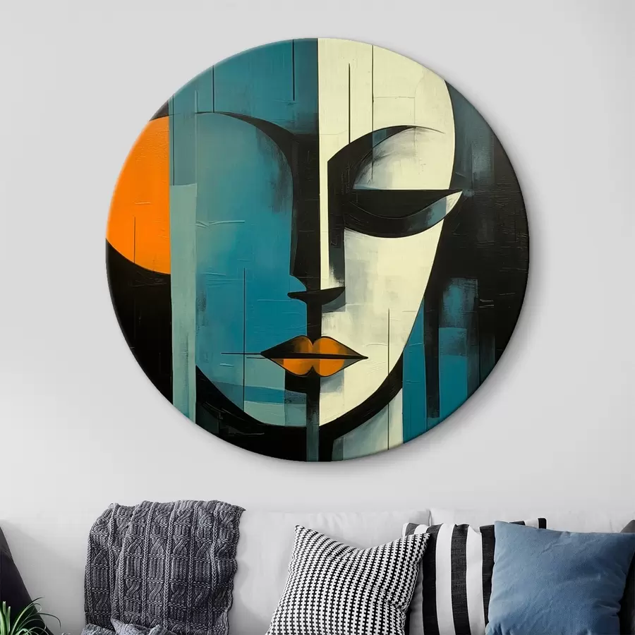 Glezna Abstrakts sievietes portrets r45437