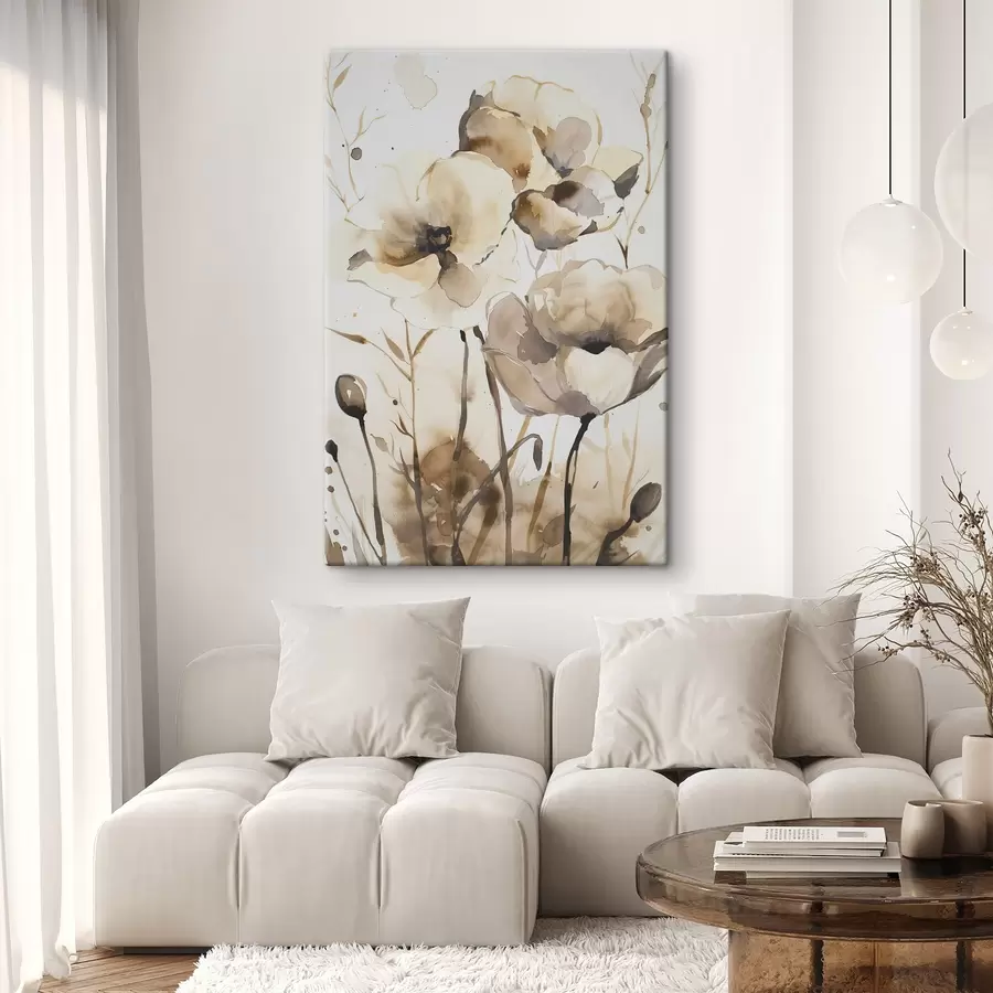 Glezna Ziedi akvareļu stilā s45365