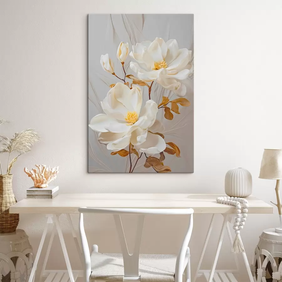 Glezna Smalki abstrakti ziedi s45446