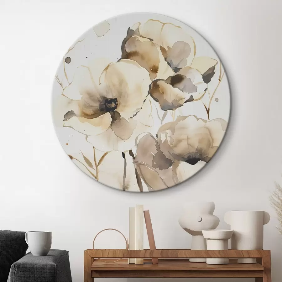 Glezna Ziedi akvareļu stilā r45365