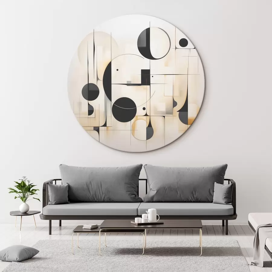 Glezna Ģeometriskā abstrakcija r45376