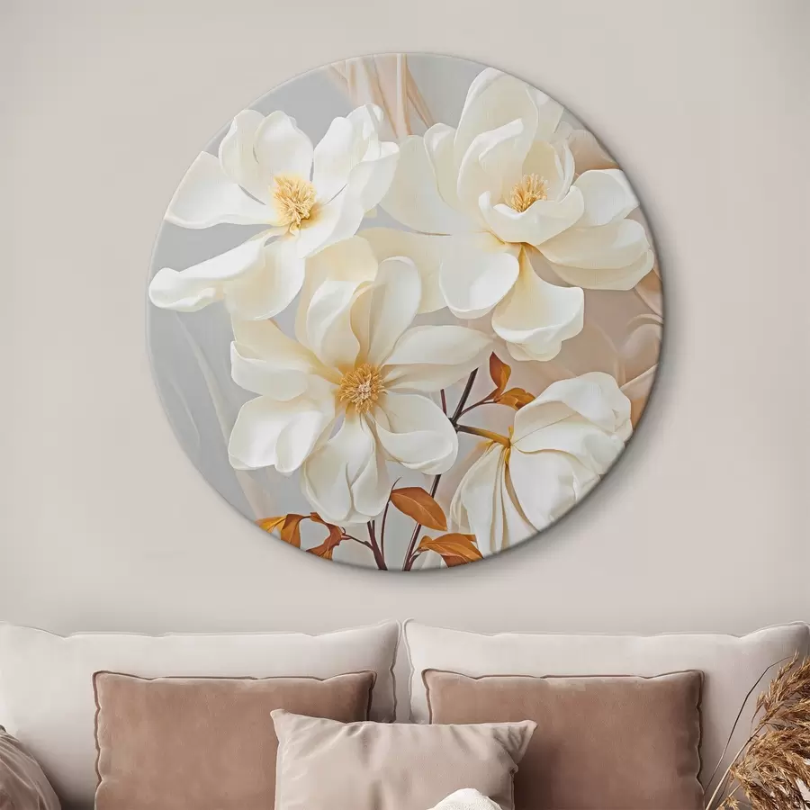 Glezna Smalki abstrakti ziedi r45378