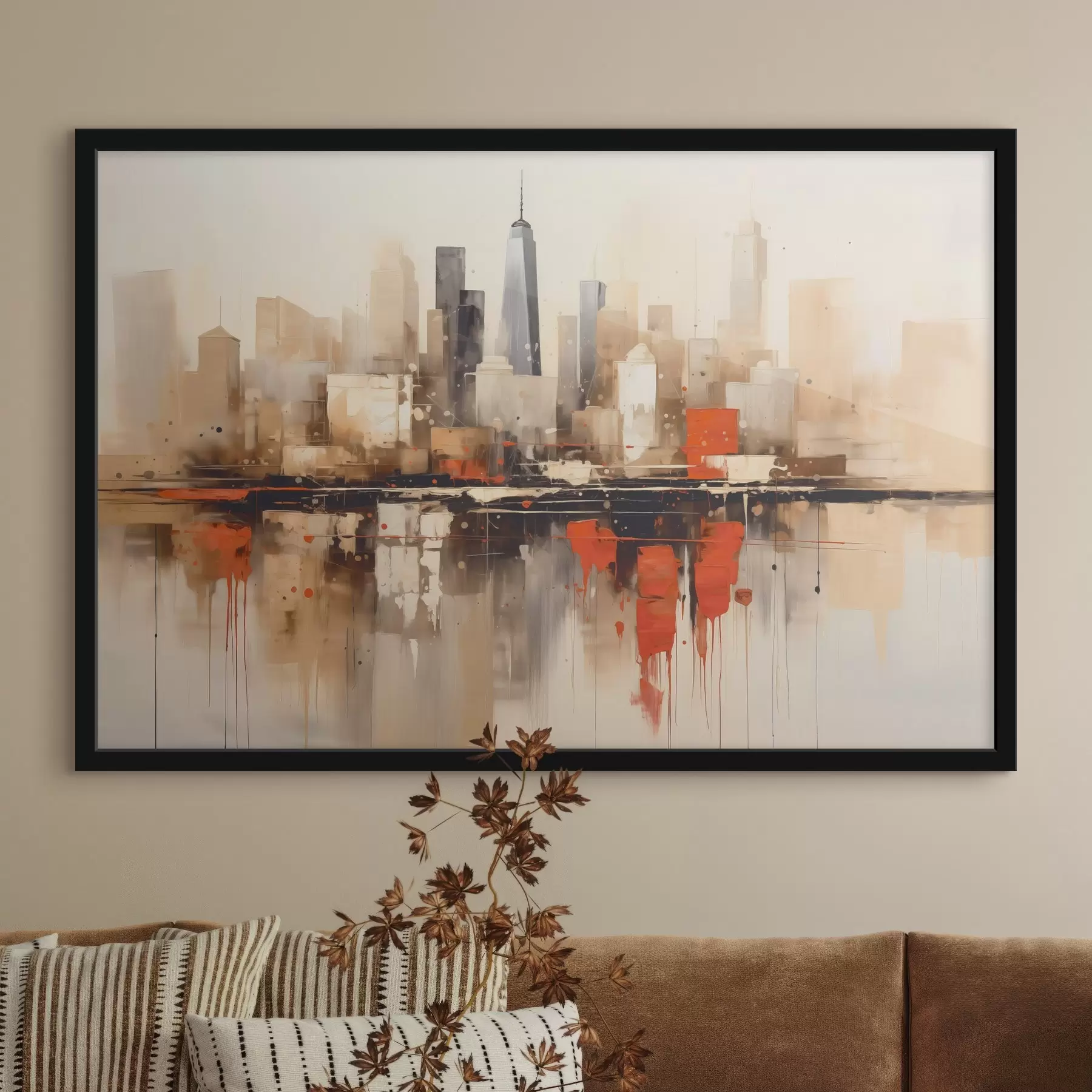 Fototapetes Abstraktā pilsētas ainava f45368