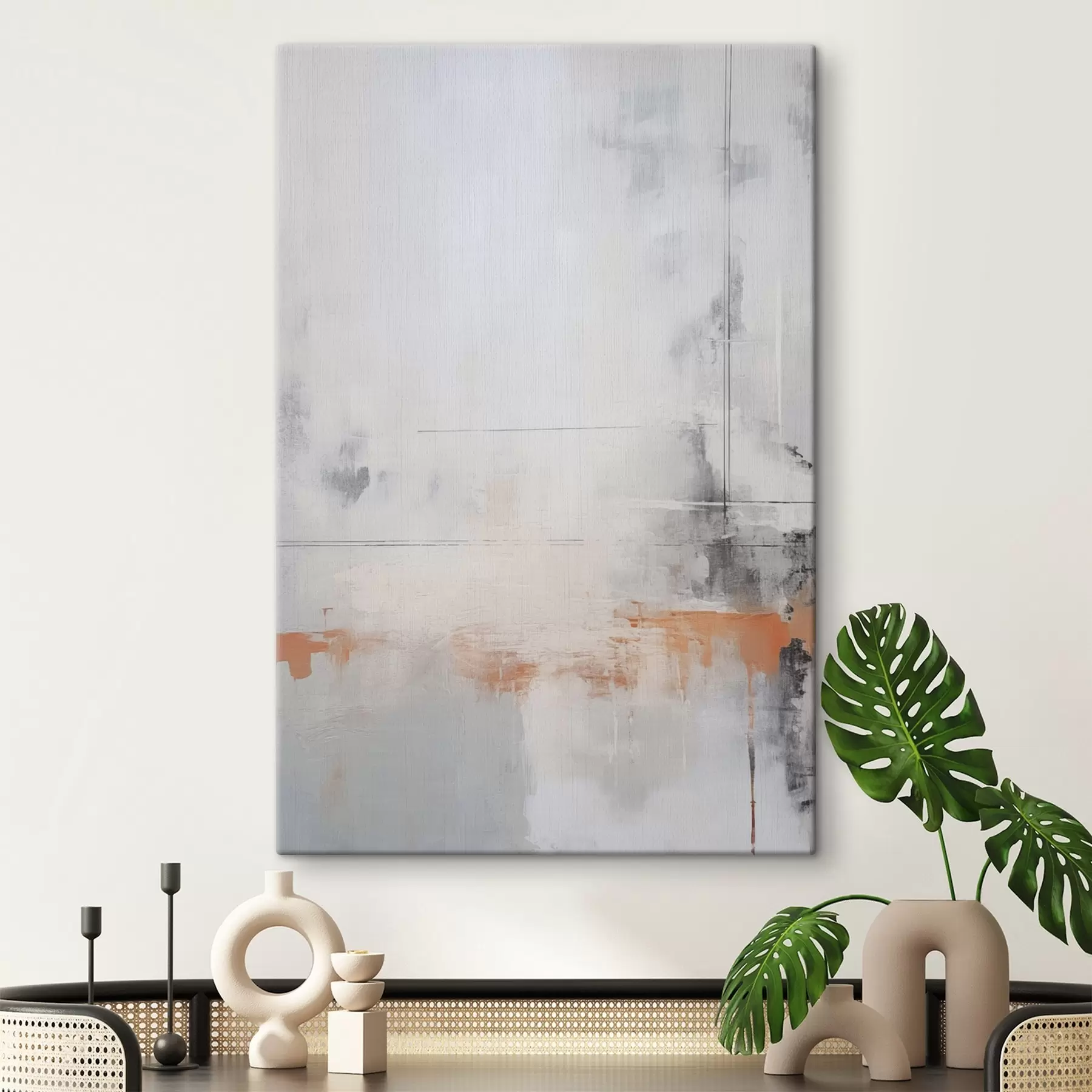 Glezna Mūsdienīga abstrakcija ar nolietotas tekstūras imitāciju s45451