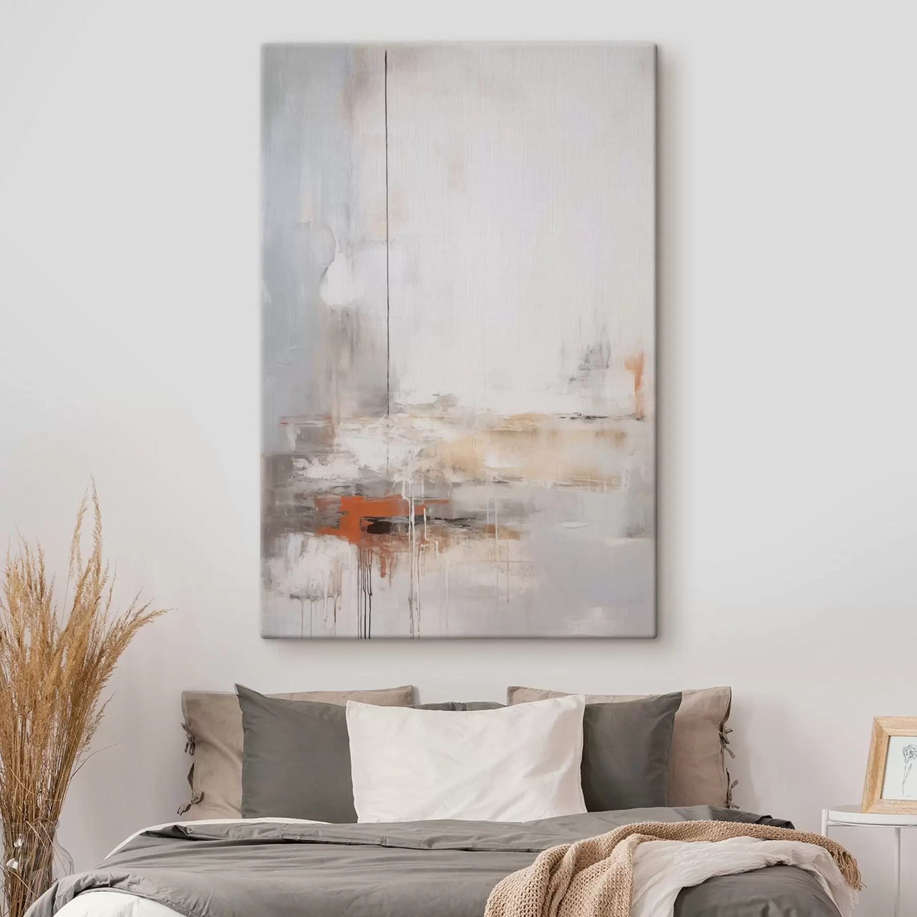 Glezna Mūsdienīga abstrakcija ar nolietotas tekstūras imitāciju s45452