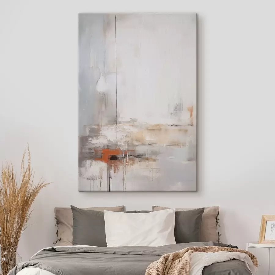 Glezna Mūsdienīga abstrakcija ar nolietotas tekstūras imitāciju s45452