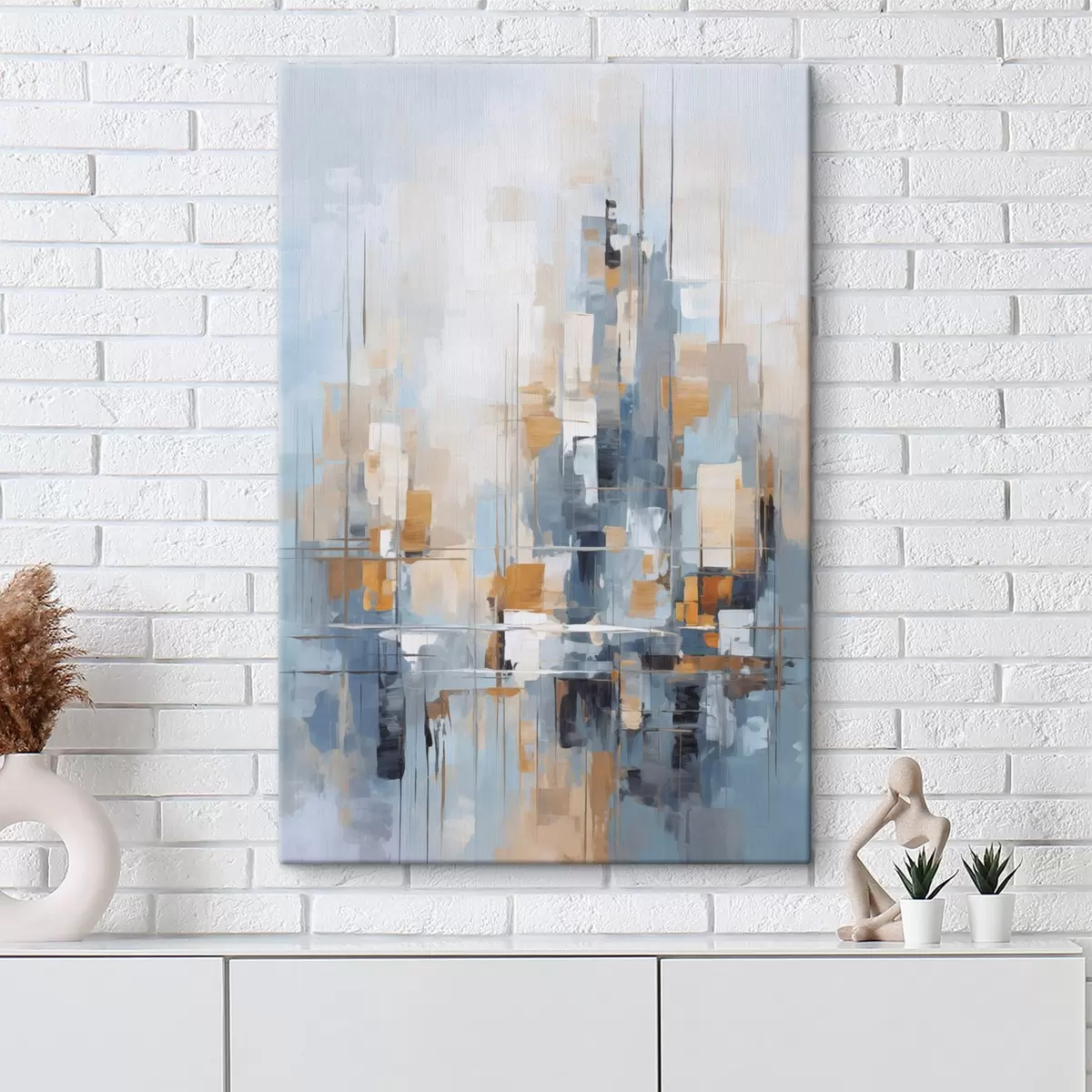 Glezna Otas triepienu imitācija abstrakcija s45455