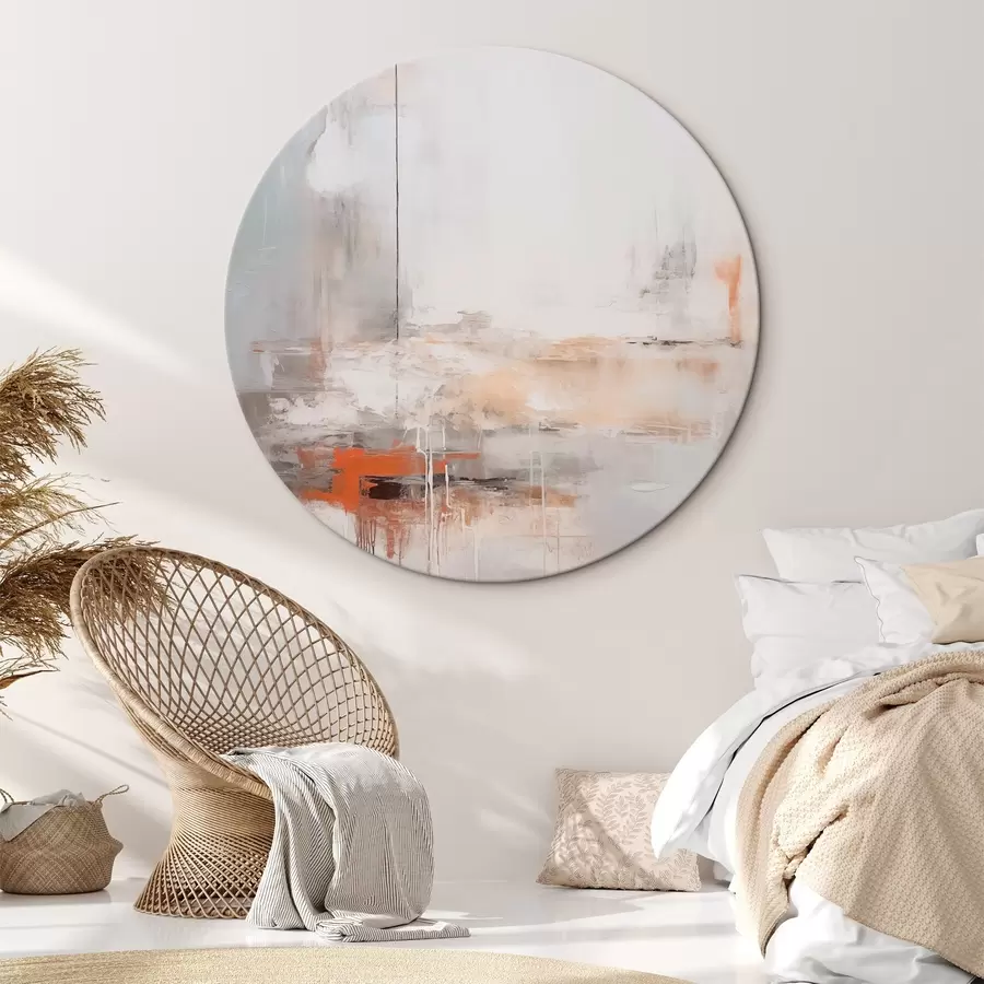 Glezna Mūsdienīga abstrakcija ar nolietotas tekstūras imitāciju r45452