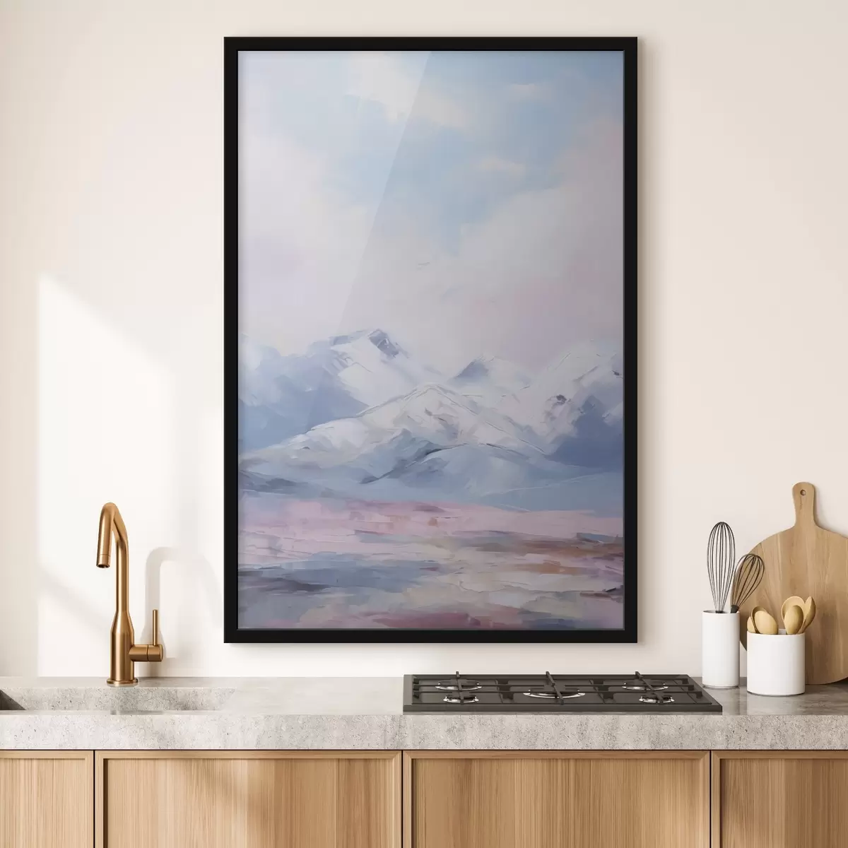 Plakāts Kalnu imitācijas glezniecība f45457