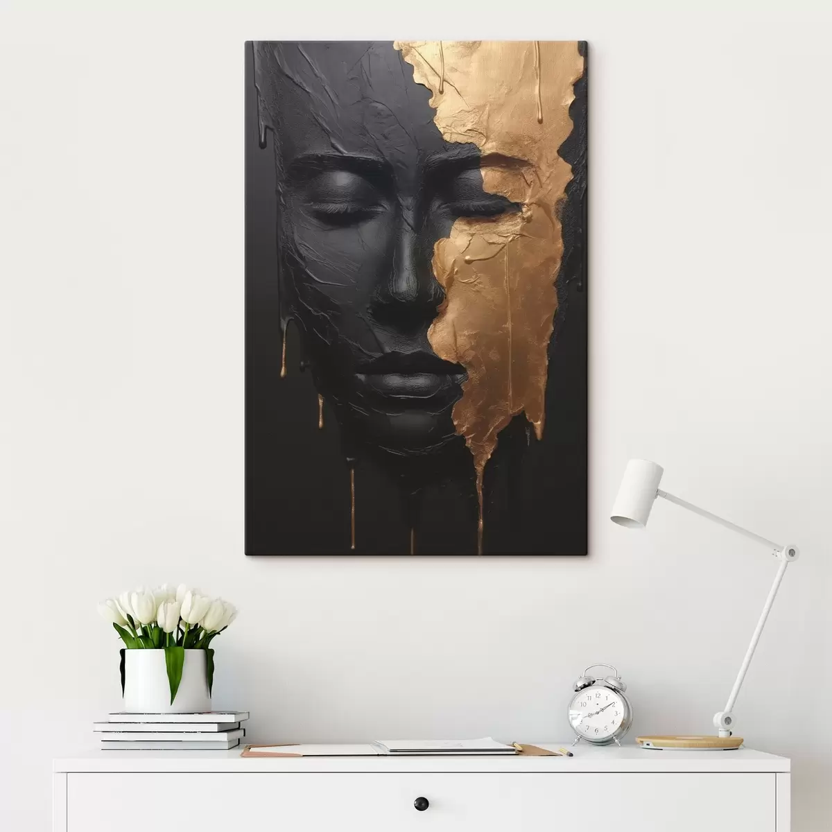 Glezna Abstrakts sievietes portrets s45480