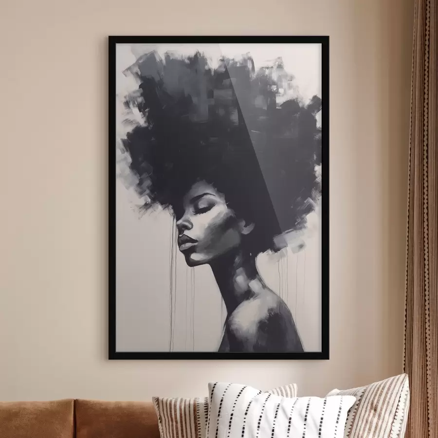 Fototapetes Abstrakts sievietes portrets f45464