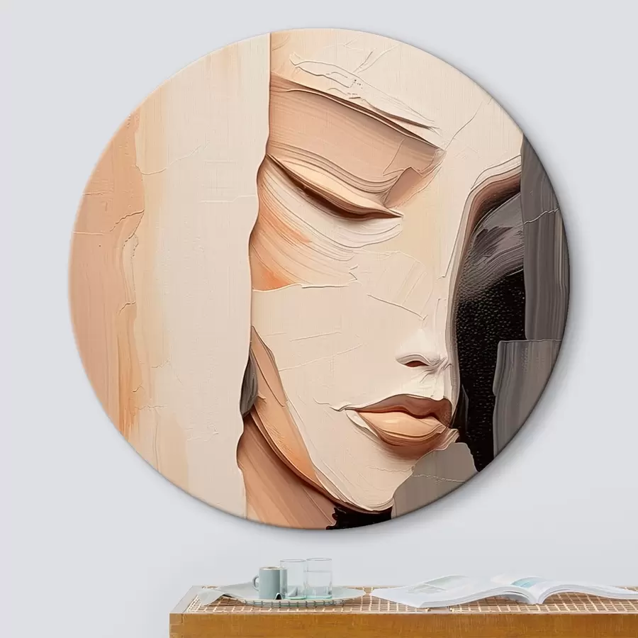 Glezna Abstrakts sievietes portrets r45478