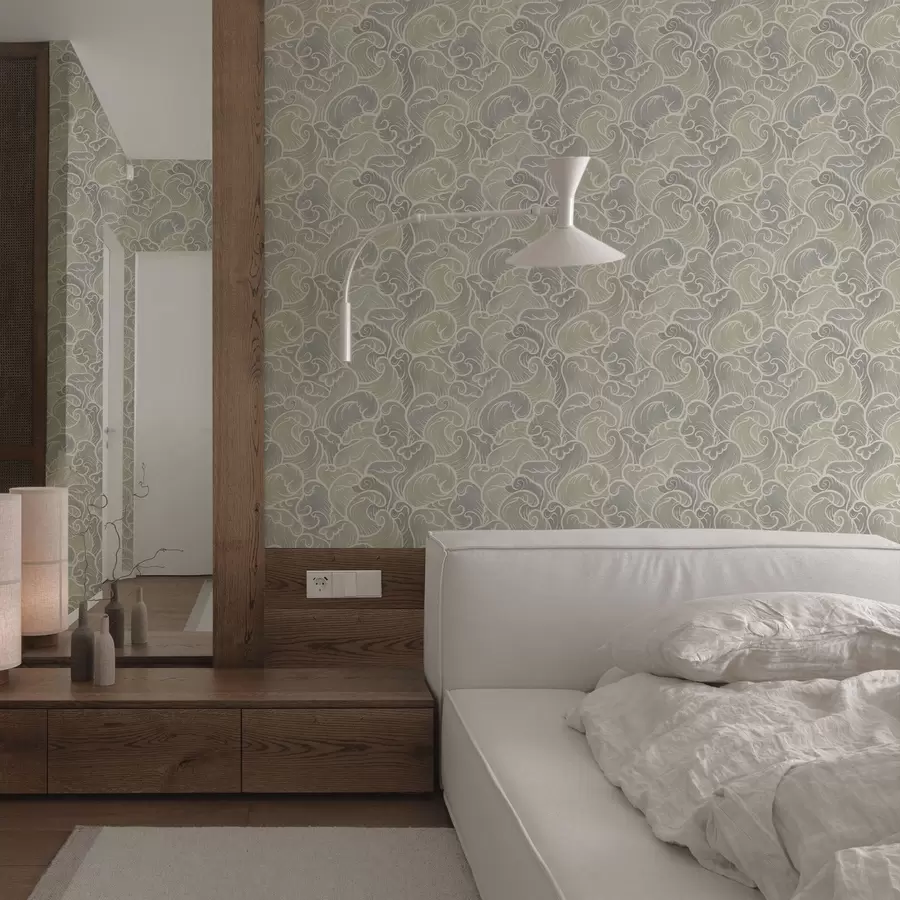 Fototapetes Abstraktie viļņi pasteļtoņos a00285