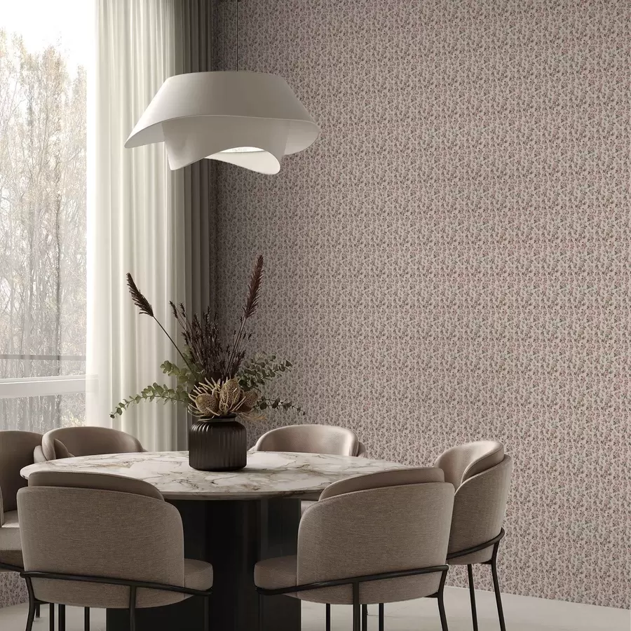 Fototapetes Rozā rozes uz bēša fona a00346