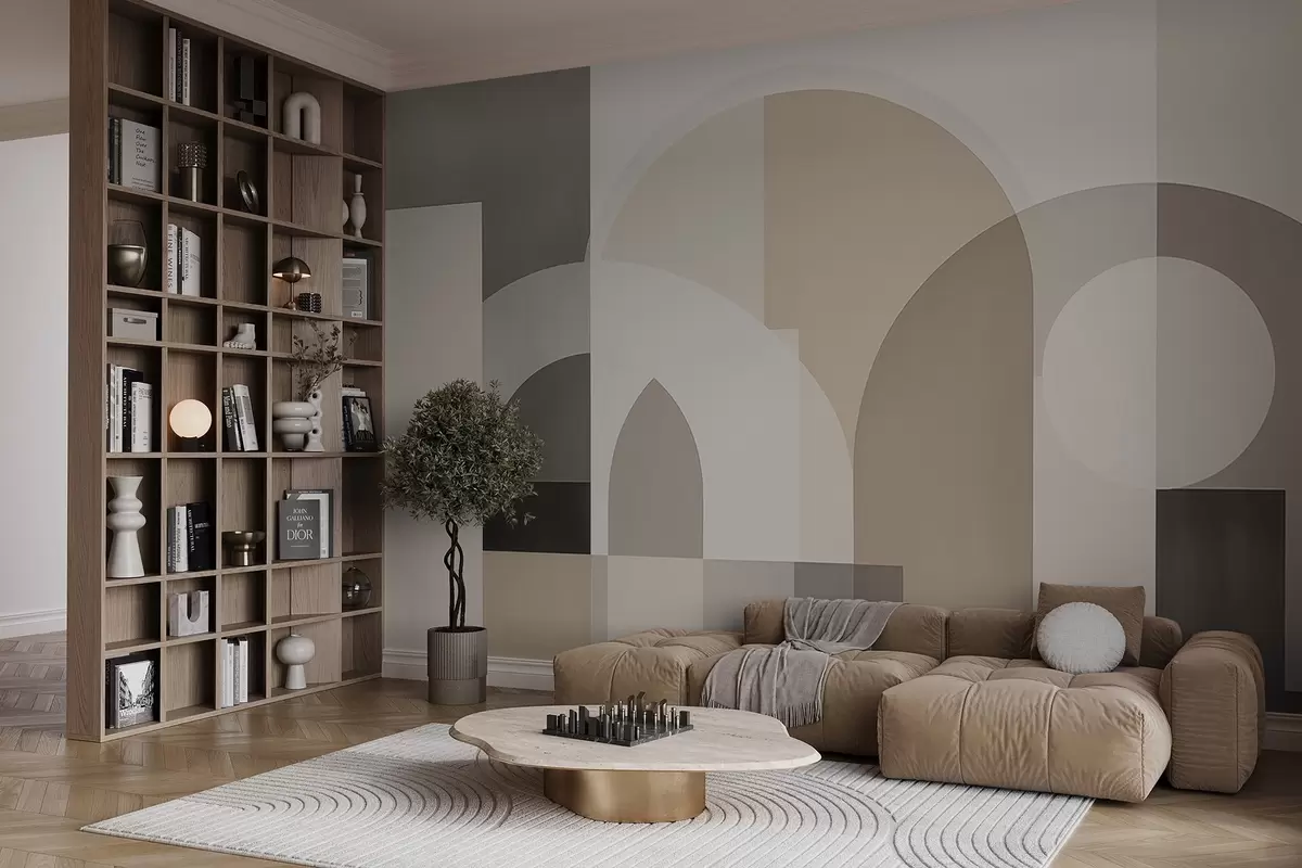 Fototapetes Abstraktā abstraktā ģeometrija w04440