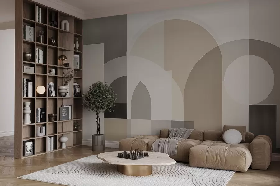 Fototapetes Abstraktā abstraktā ģeometrija w04440